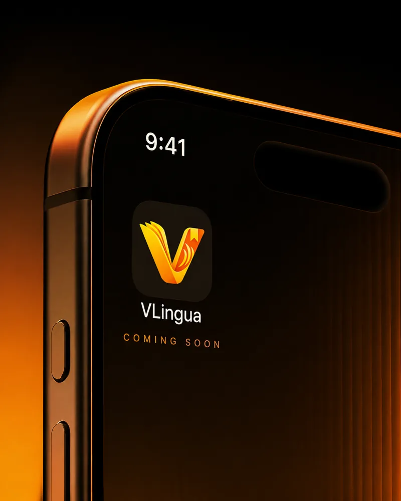 VLingua mobile brand presentation