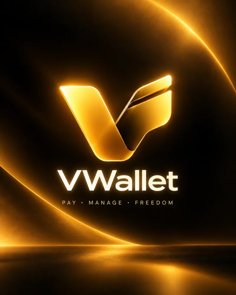 VWallet gold identity artwork